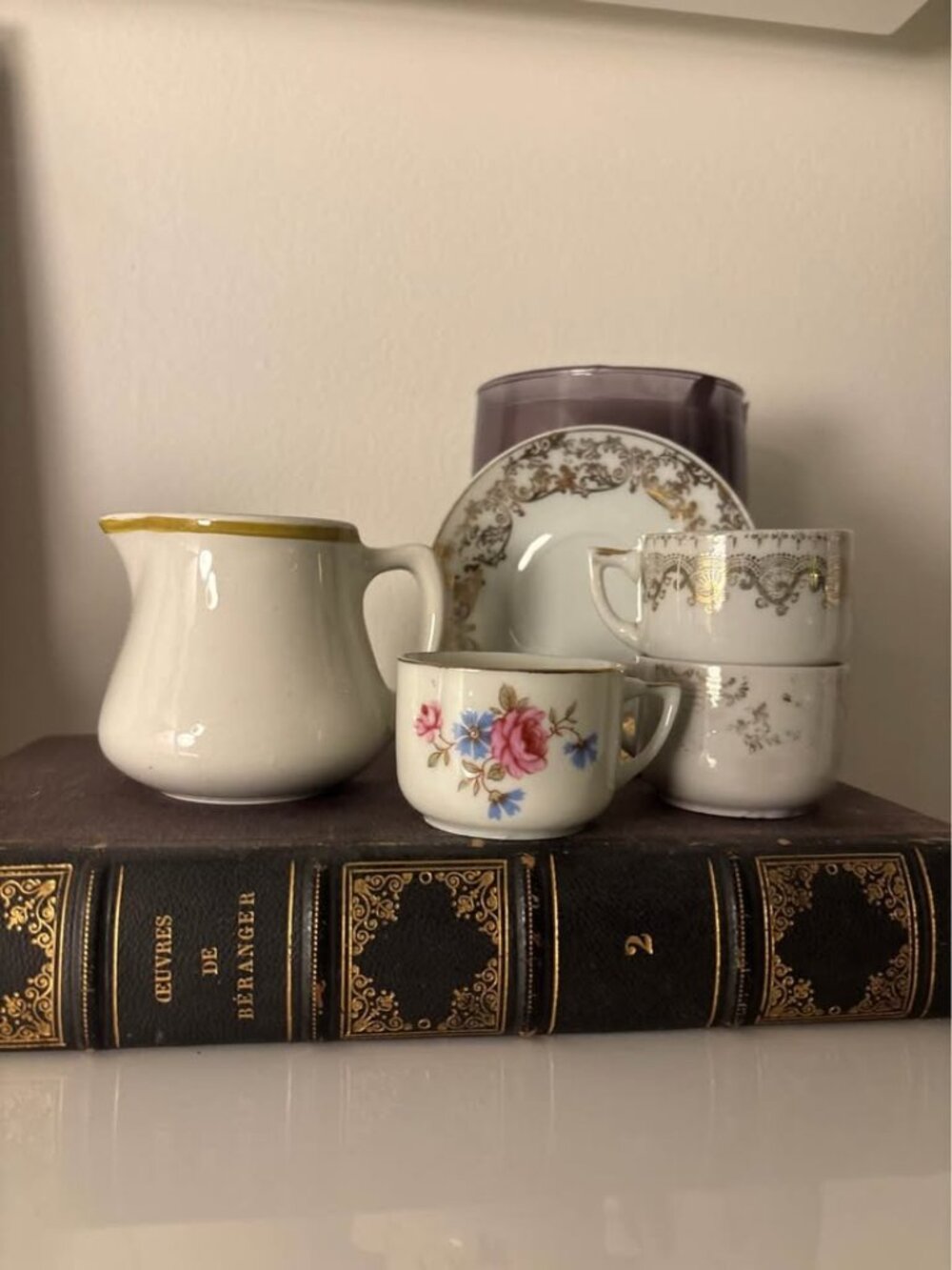 Vintage Mismatched Mini Porcelain Tea Set